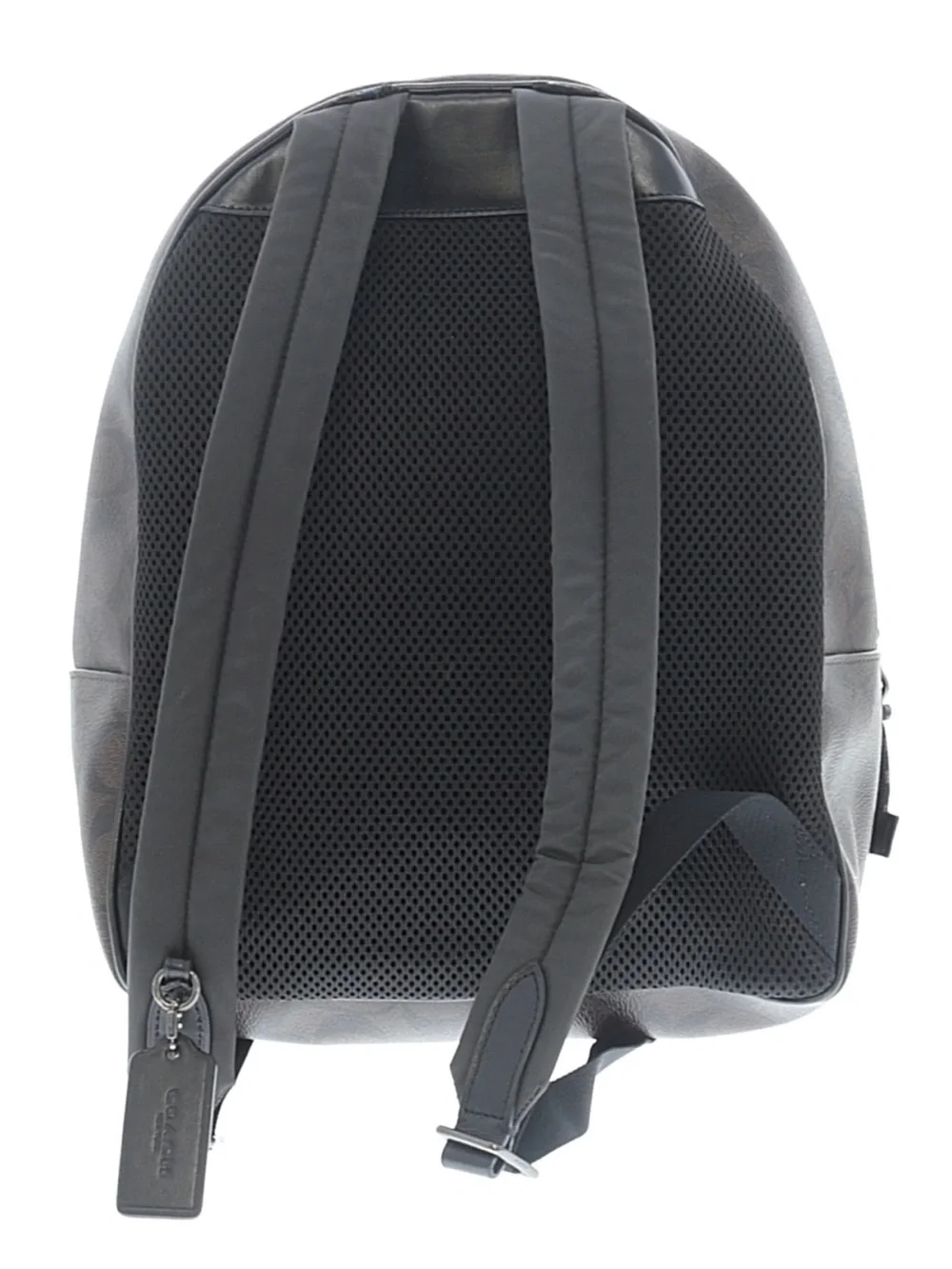 Coach Brown Signature Mini Backpack with Strawberry Motif
